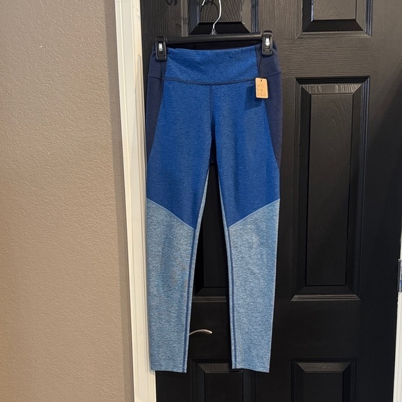 Outdoor Voices Pants - Outdoor Voices Navy and Royal Blue Leggings